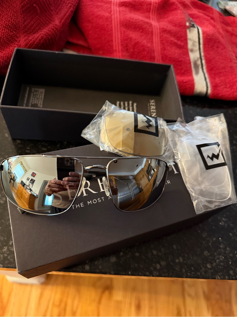 Serengeti mondugno sunglasses with extra lens